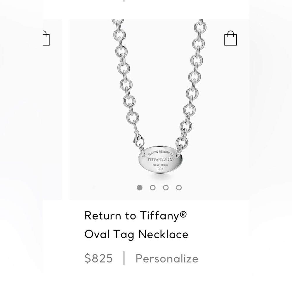Tiffany & Co. Return to Tiffany Oval Tag Necklace - Picture 5 of 5